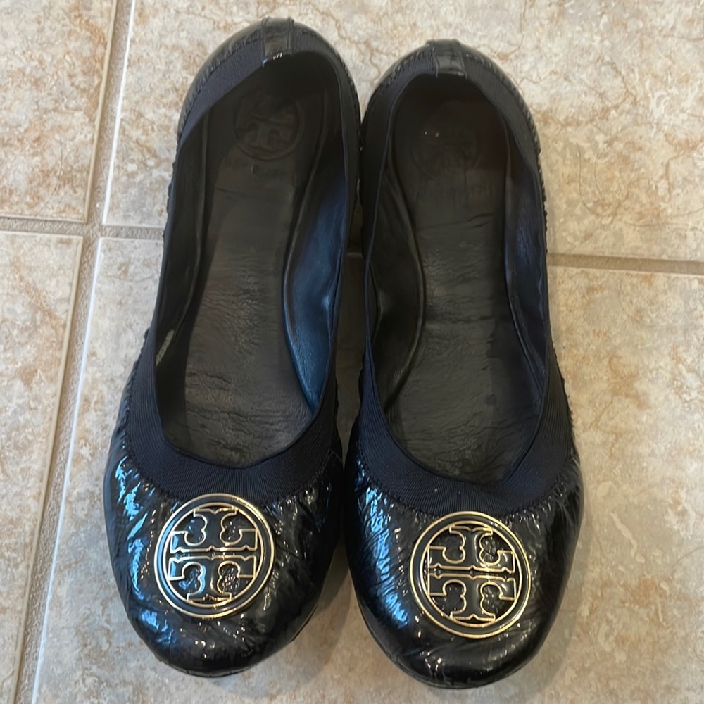Tory Burch patent leather ballet flats